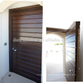Simple fashion exterior swinging doors double door made of 100% solid red oak wood